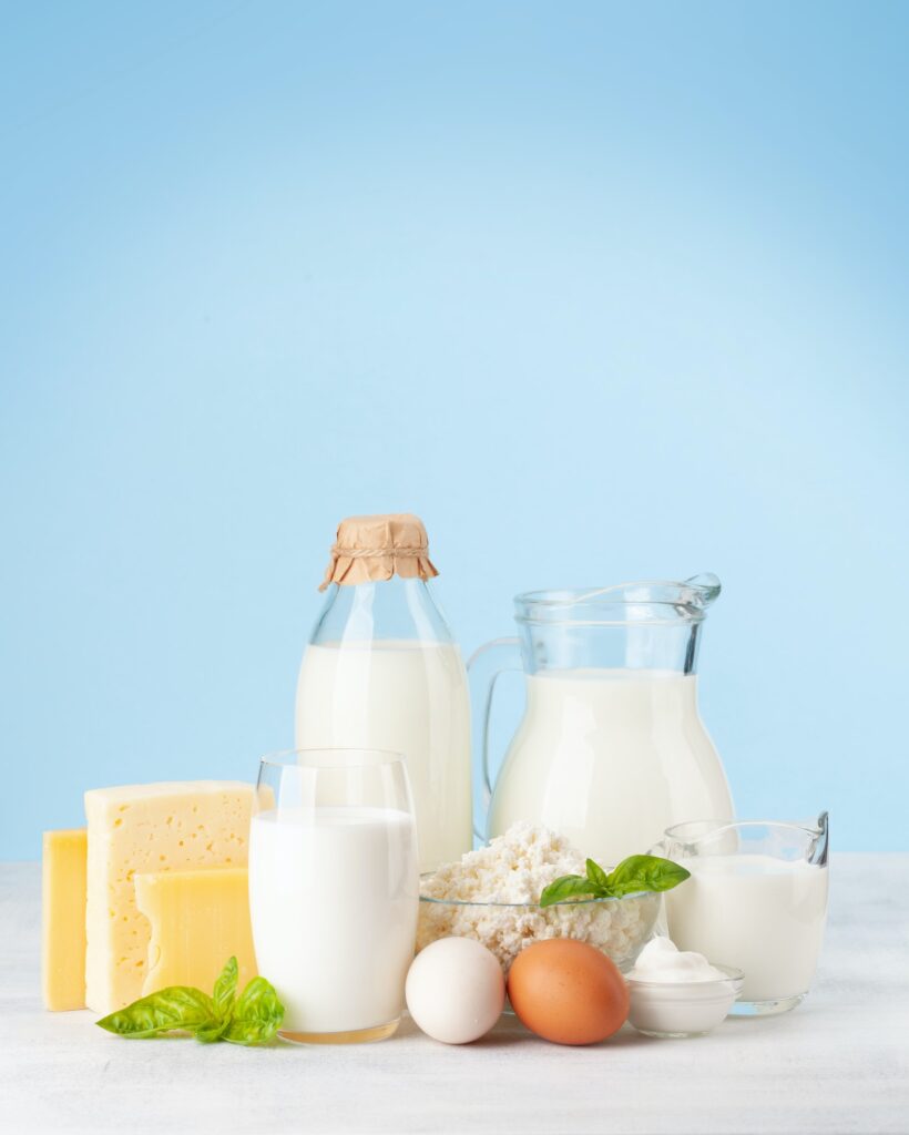 Various dairy products